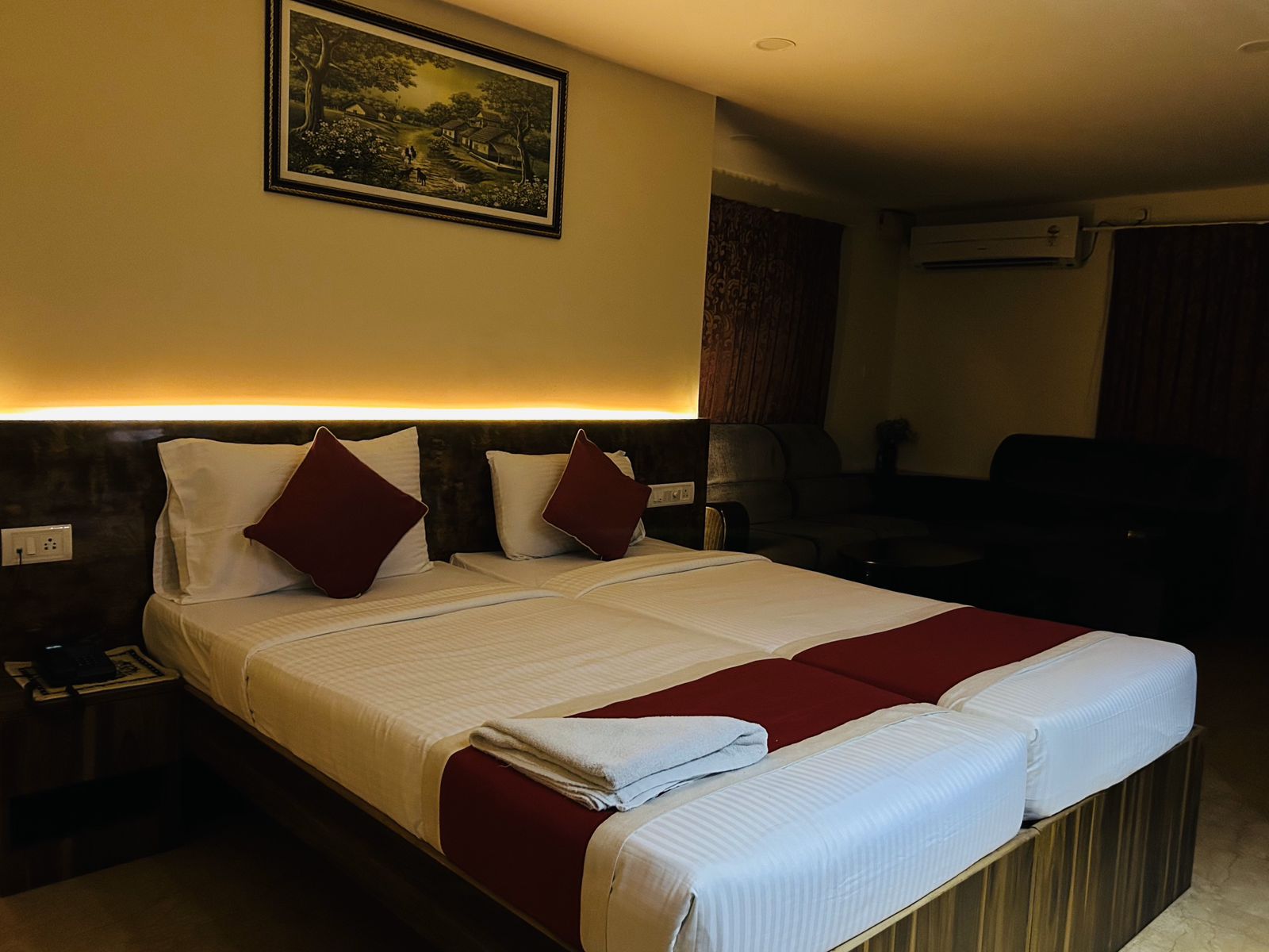 White Feather Hotel Room Interior
