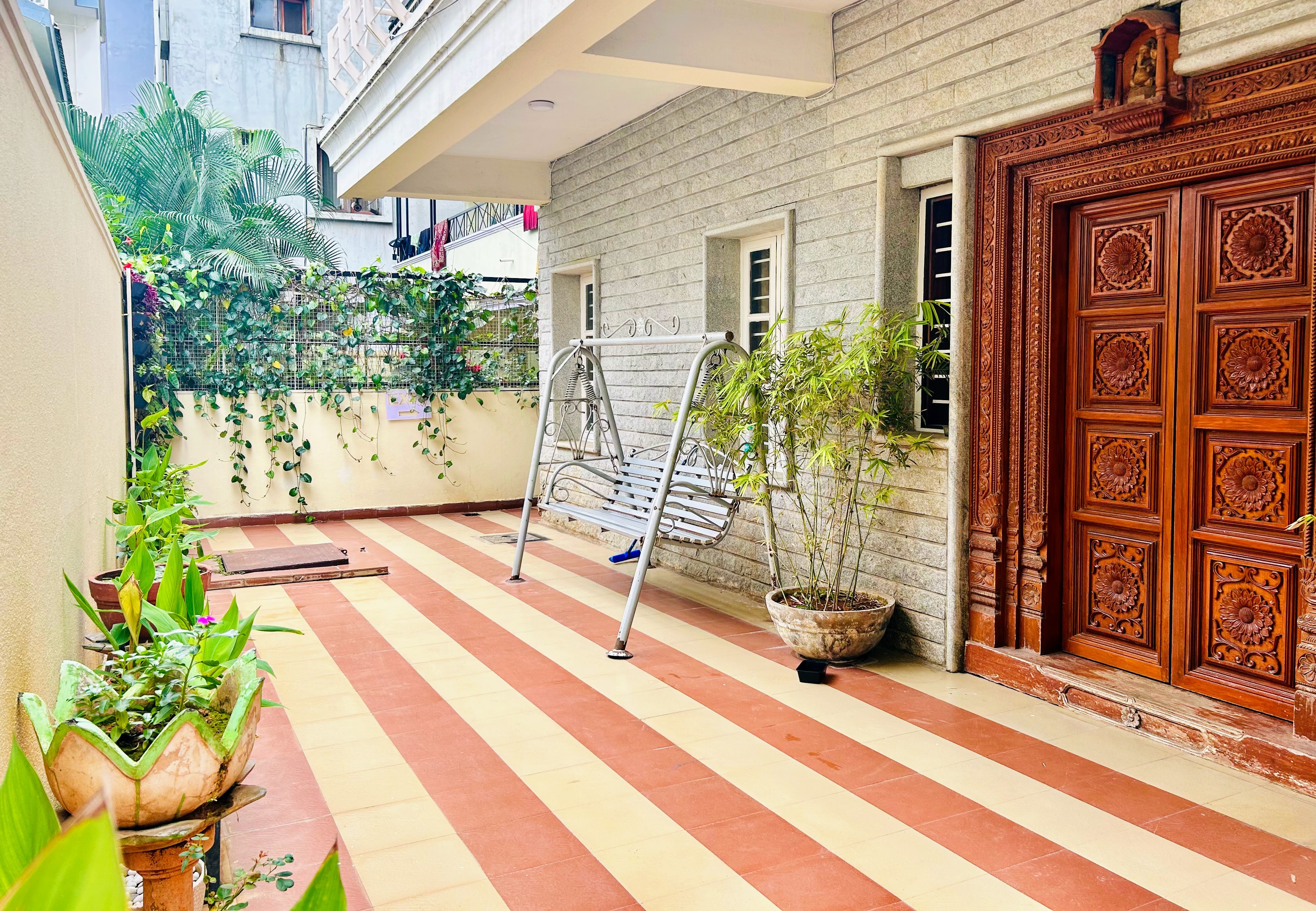 Hotel Terrace and Garden Area